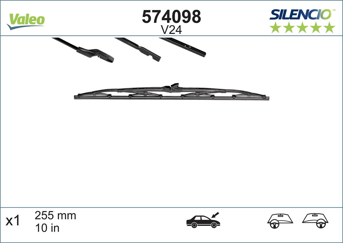 VALEO Ablaktörlő lapát 574098_VALEO